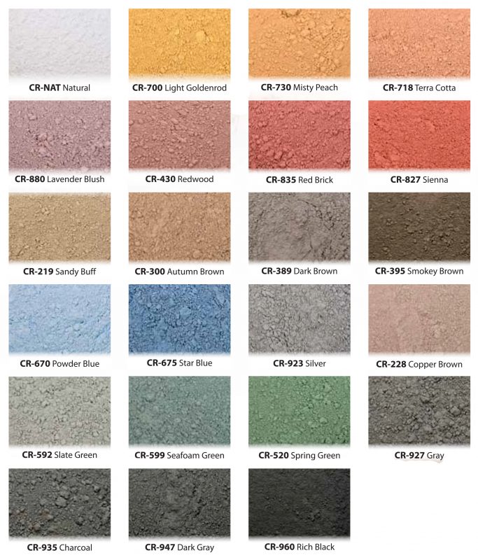 Color Your Concrete - Cement Colors Concrete Pigments - Cement Colors